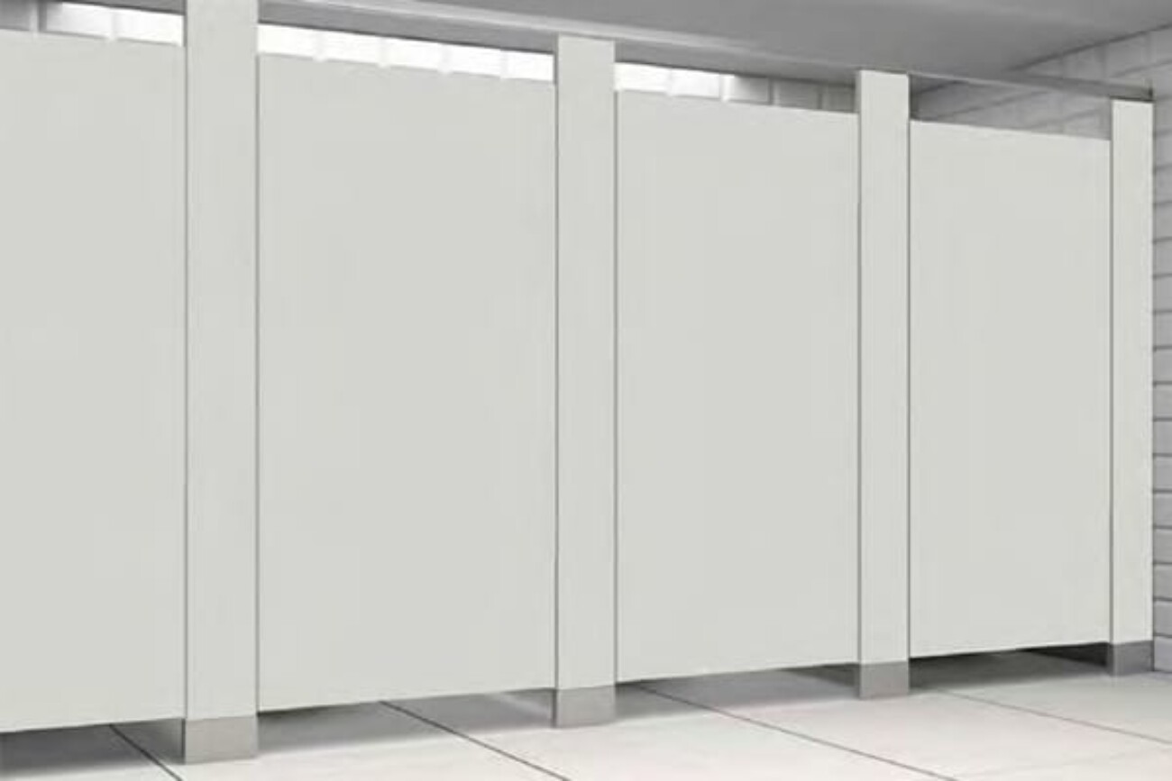 bobrick plastic laminate toilet partitions